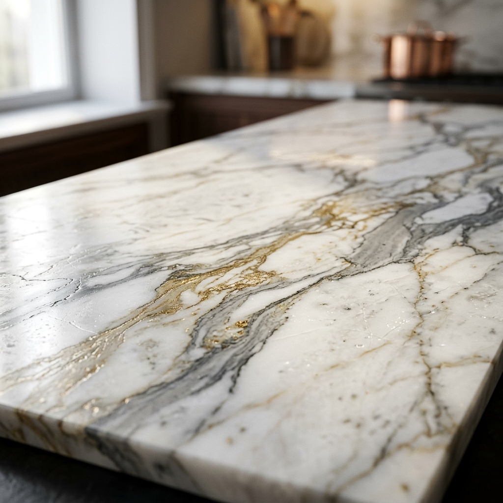 Stone bathroom floor
