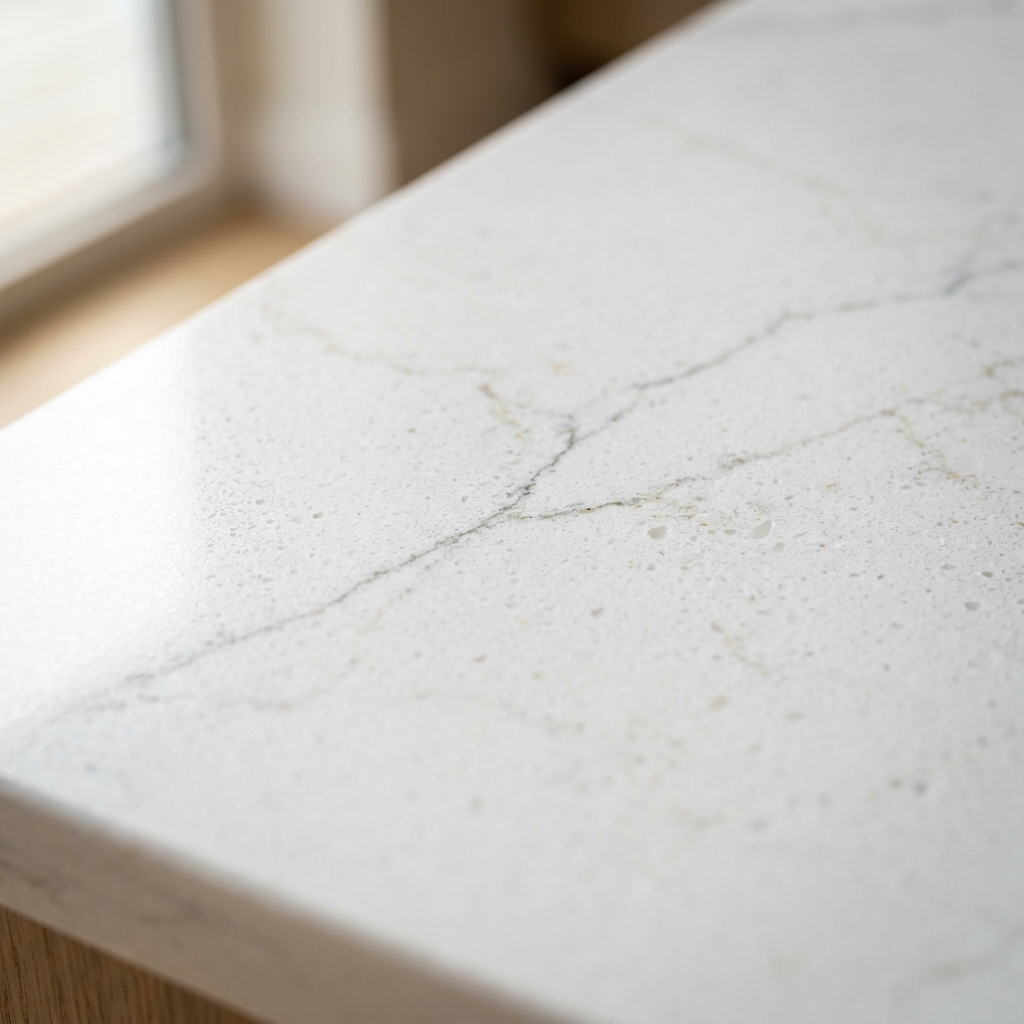 Travertine bathroom surface
