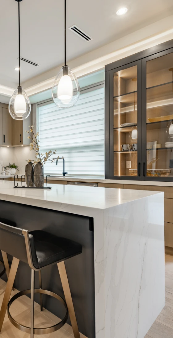 Elegant kitchen interior design